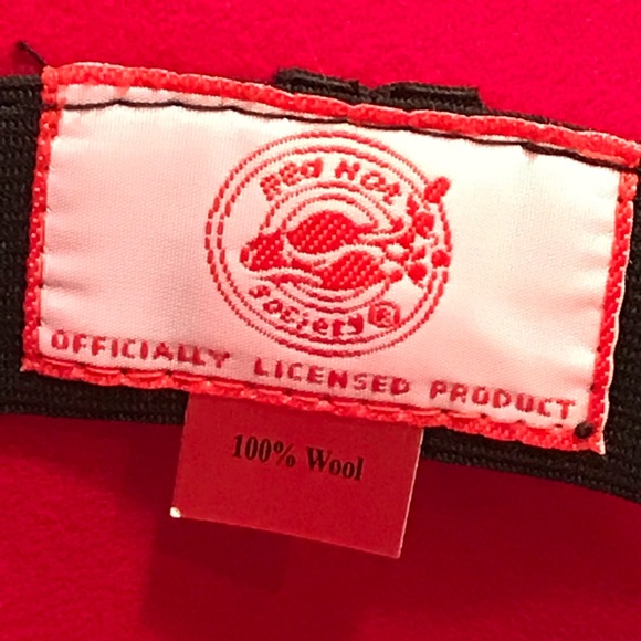 SCALA Wide-Brimmed RED ❤️💋Hat 💯% Wool - Picture 7 of 8